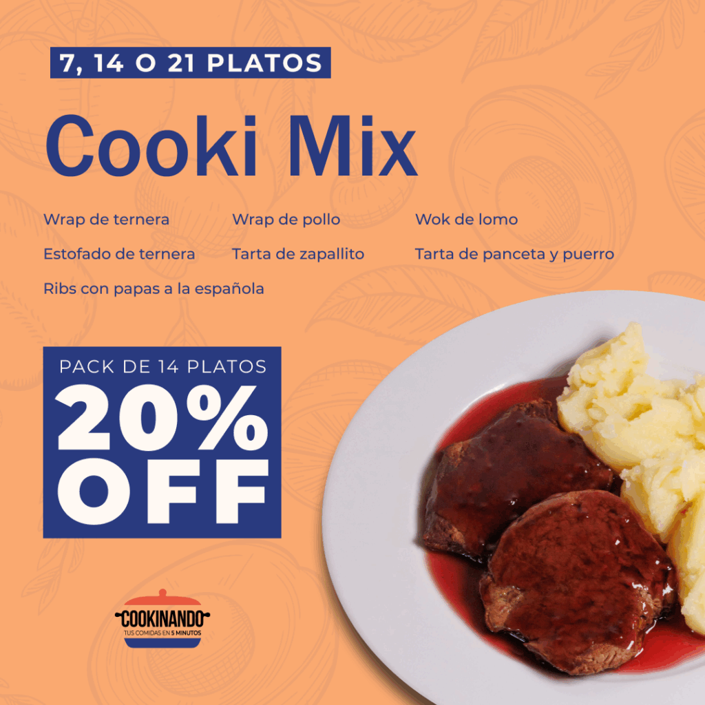 Pack Cooki MIX – 14 platos