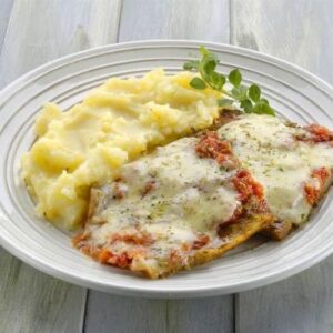 ⁠Matambre a la Pizza con Guarnición