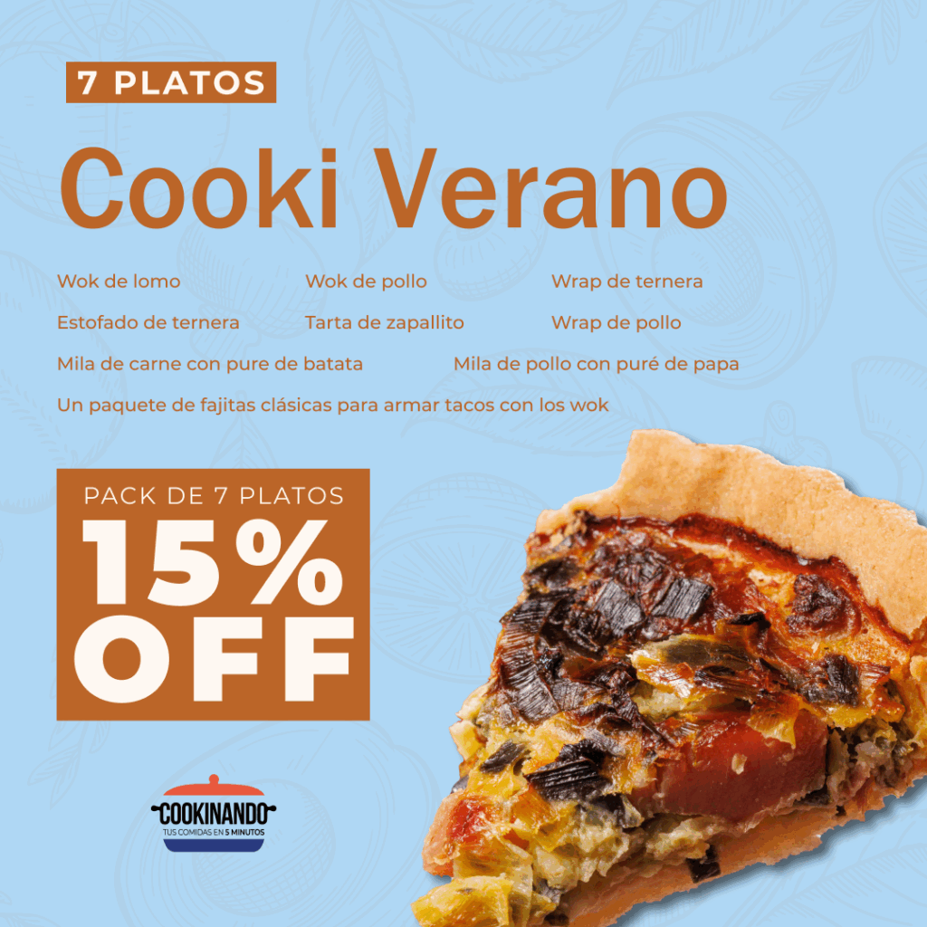 Pack Cooki Verano – 21 platos