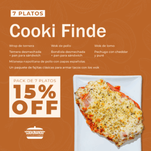 Pack Cooki Finde - 7 platos