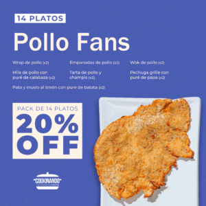 Cooki Pollo Fans - 14 platos