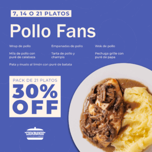 Cooki Pollo Fans - 21 platos
