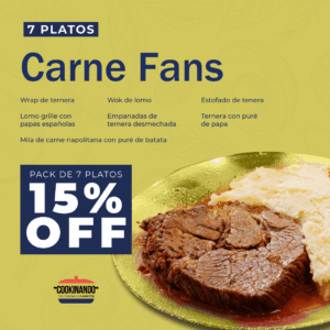 Cooki Carne Fans - 7 platos