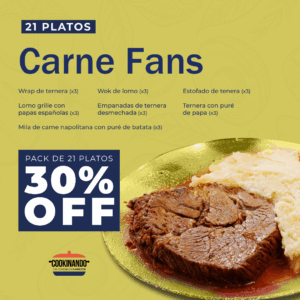 Cooki Carne Fans - 21 platos