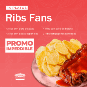 ¡Nuevo! Pack Ribs Fans de 14 Platos
